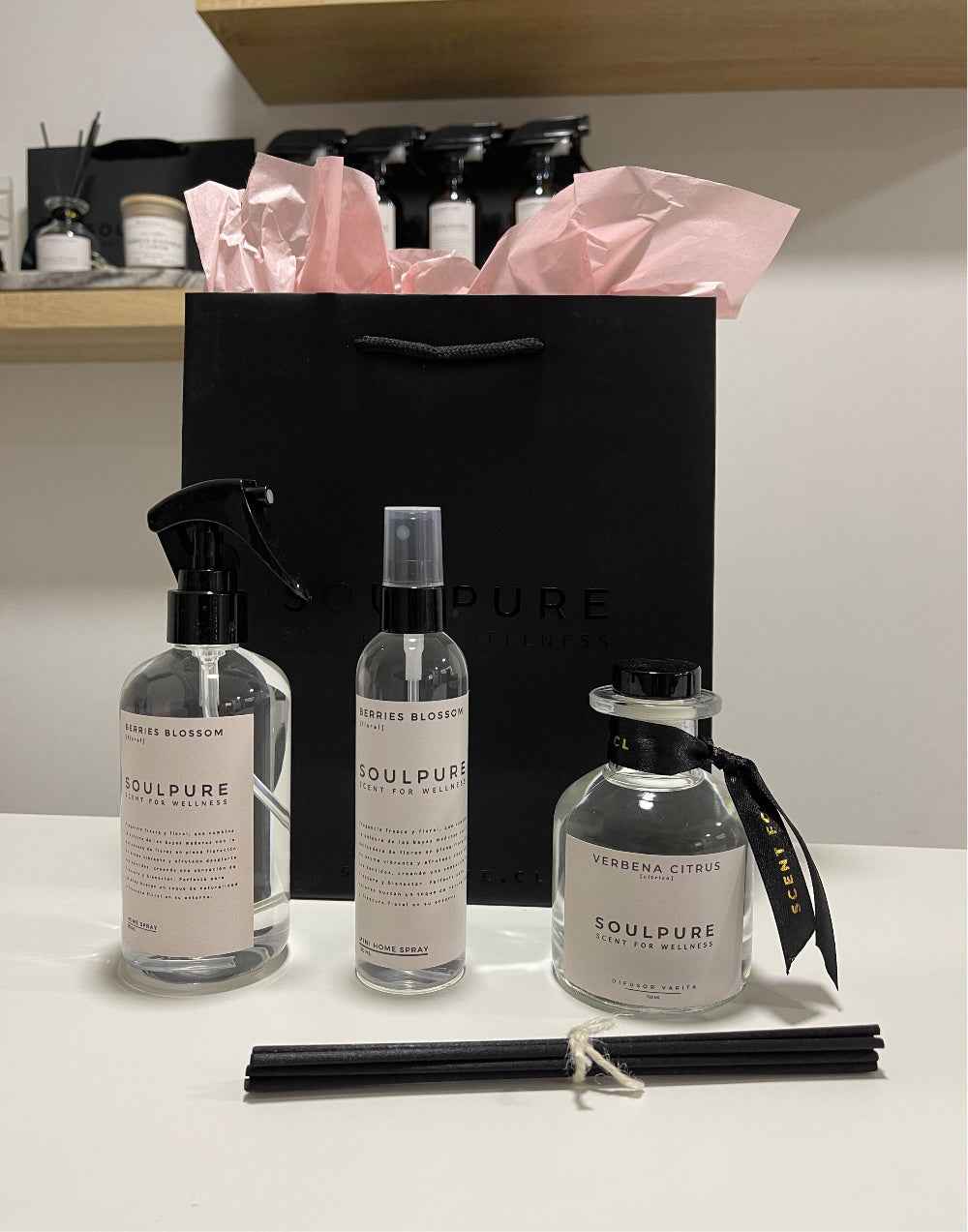 Pack Difusor de Varitas+Home Spray+Mini Home Spray