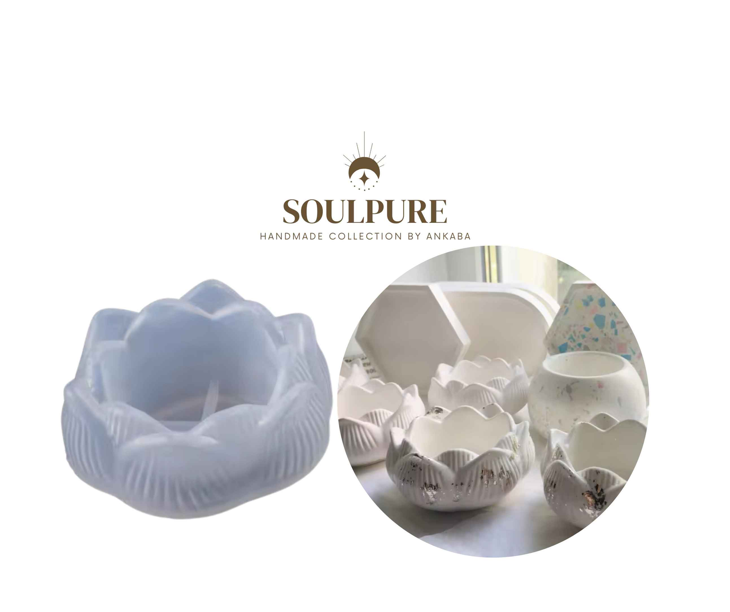 Molde Flor De Loto, DIY