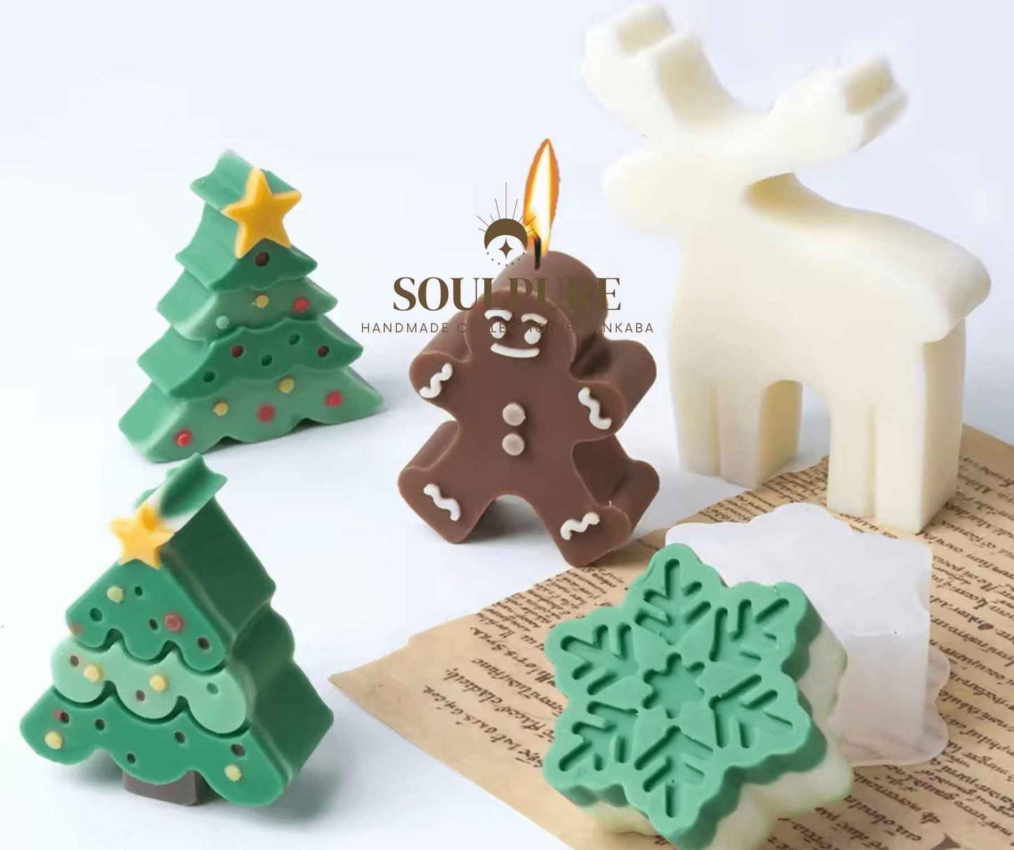 Molde Copo De Nieve, DIY