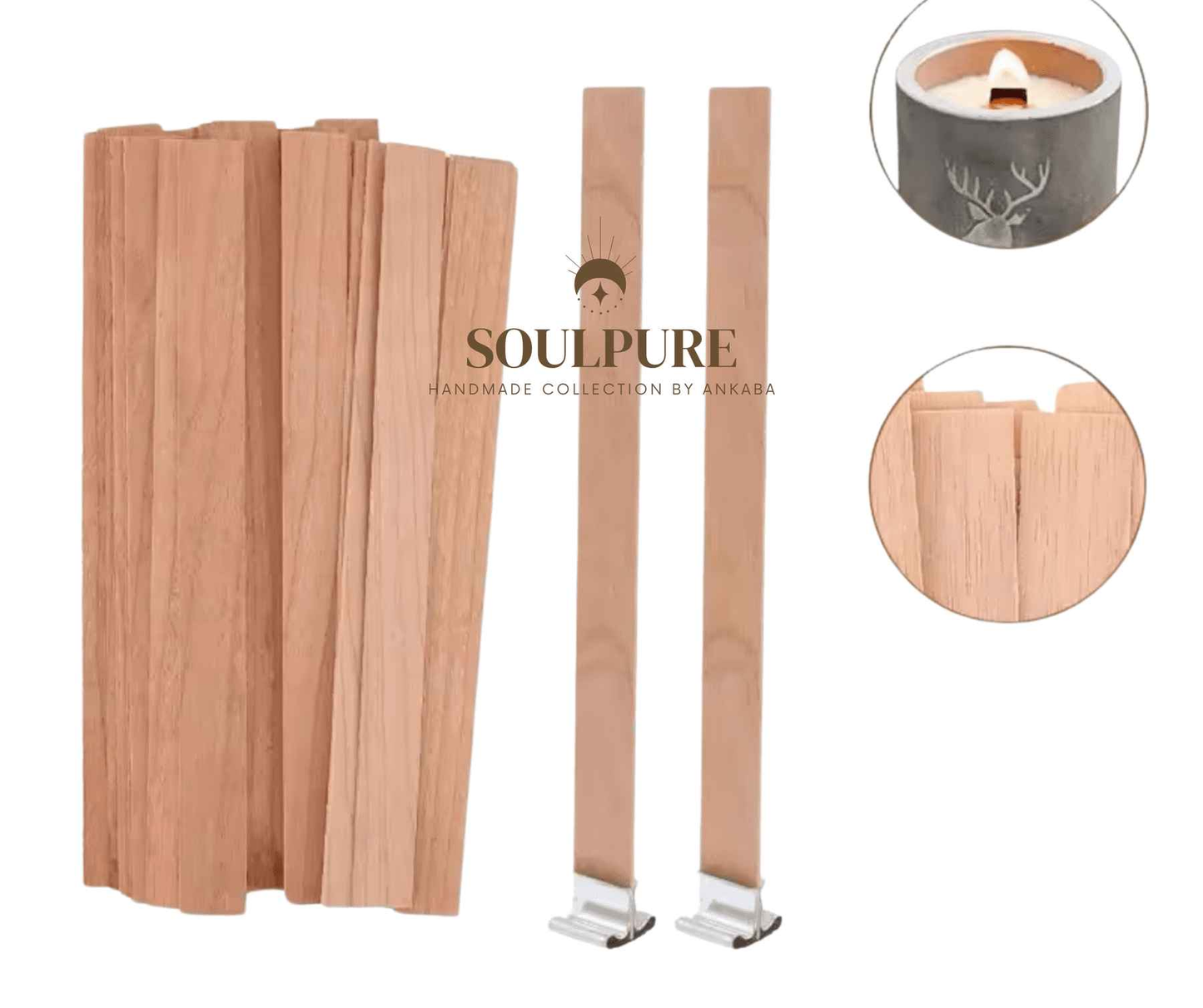 Pabilo De Madera 13CM