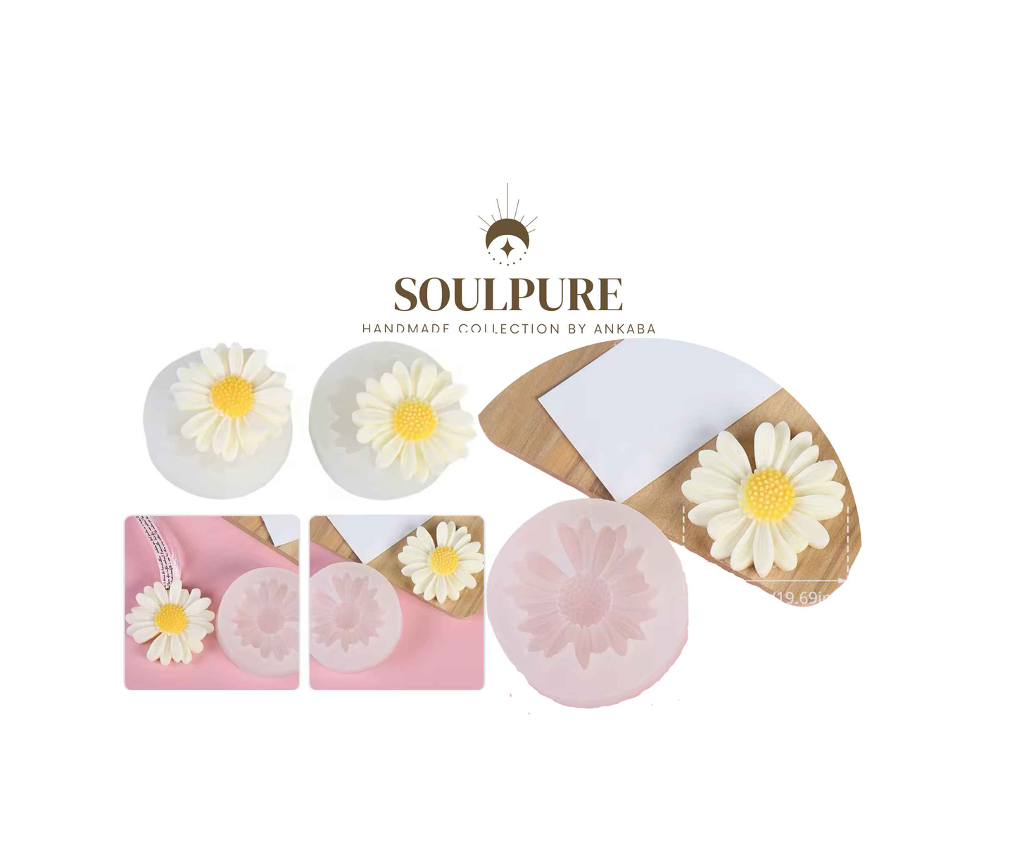 Molde De Flor Margarita, DIY