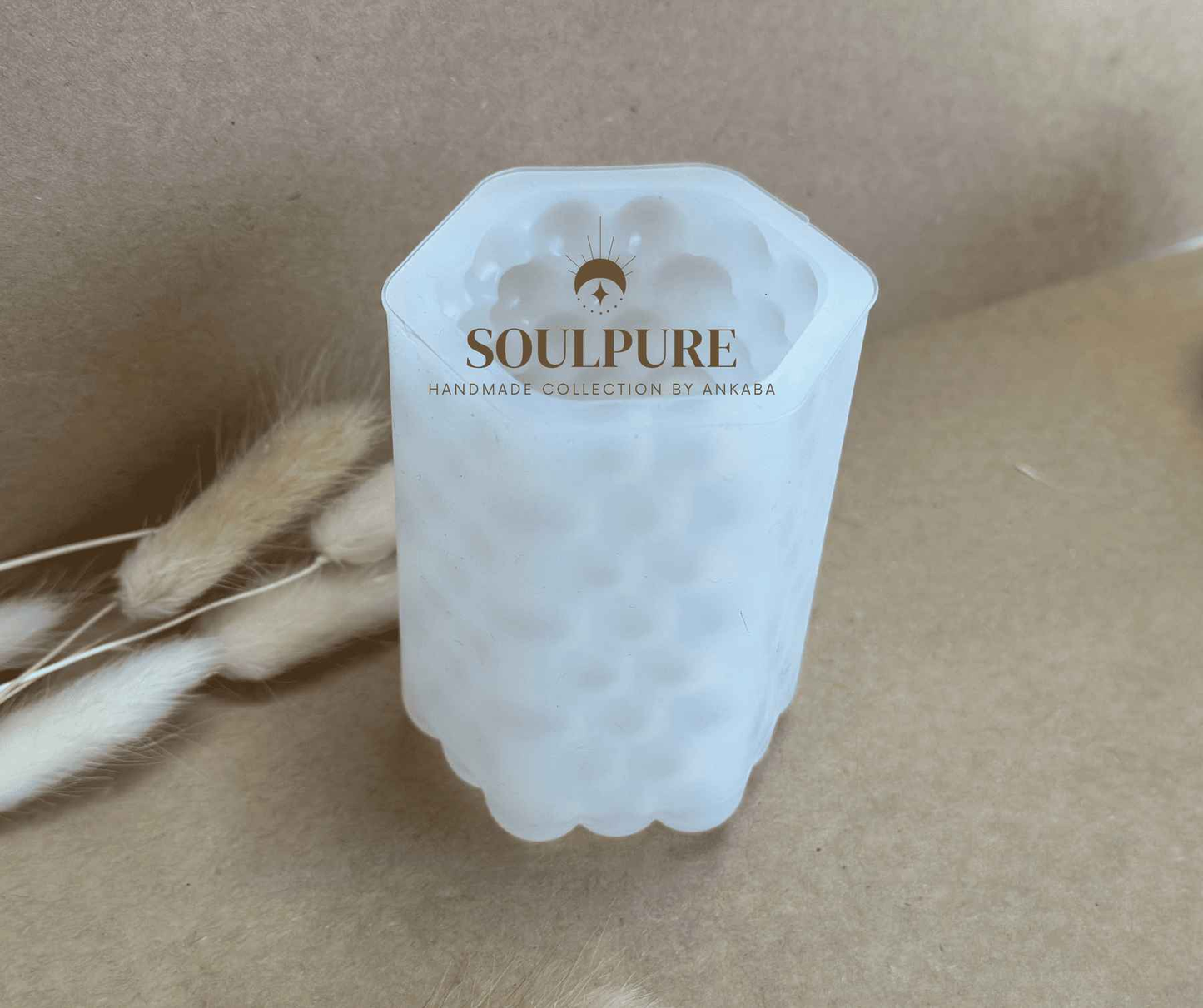 Molde De Vela Cilíndrico Hexágono, DIY